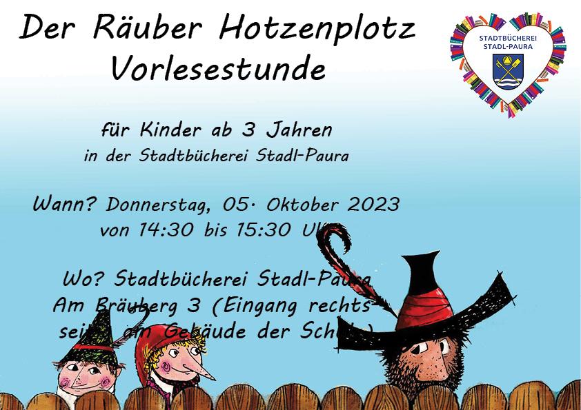 Der Räuber Hotzenplotz Vorlesestunde