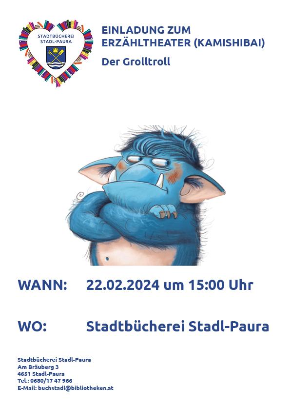 2024-02-22 Erzähltheater (Kamishibai) Der Grolltroll