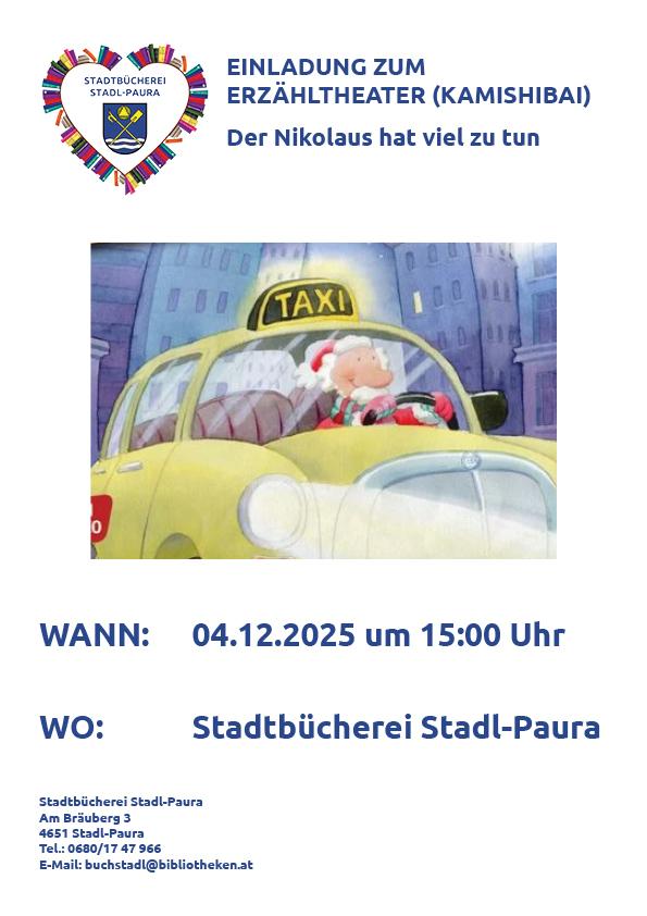 Erzähltheater Der Nikolaus hat viel zu tun