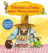 Pettersson und FIndus backen Pfannkuchentorte