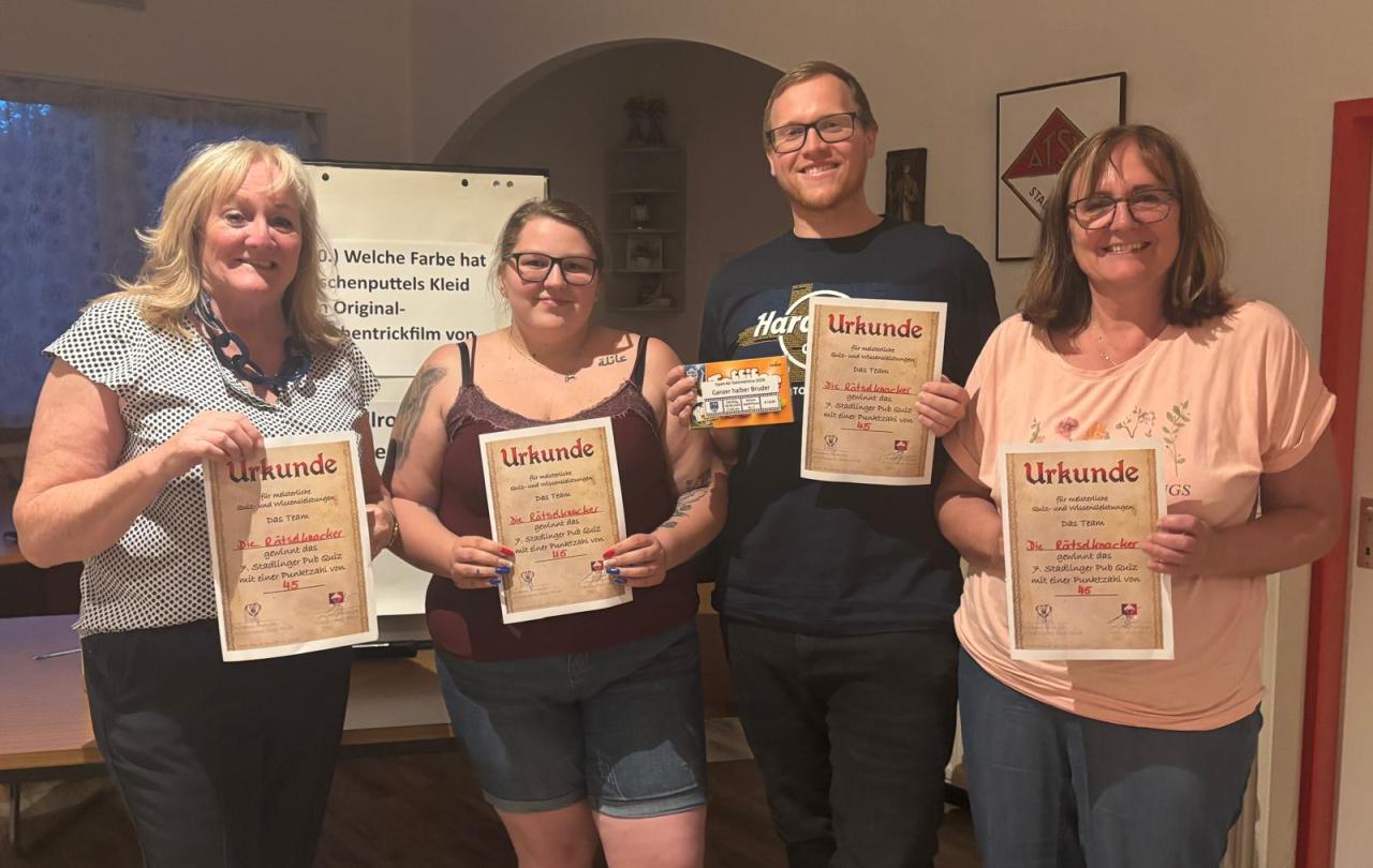 7. Stadlinger PubQuiz Gewinnerfoto
