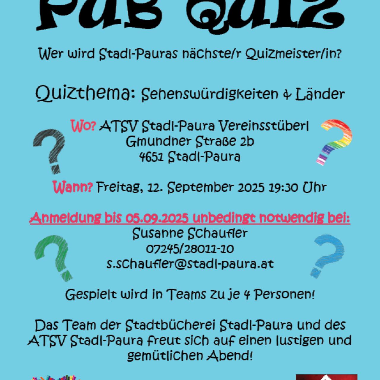 Pub Quiz 12.09.2025